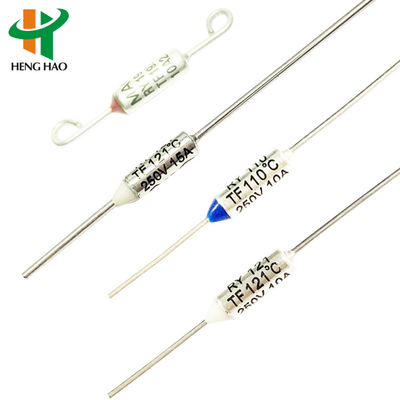 Metal Case RY 250V 10A 16A non resettable thermal fuse For Household Appliances