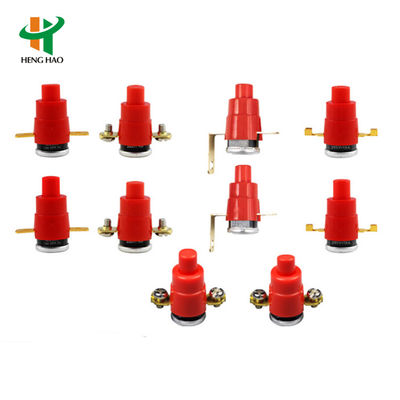 KSD301 Bimetal থার্মোস্ট্যাট সঙ্গে 100000 চক্র 250V 16A এবং 0-250 °C তাপমাত্রা পরিসীমা