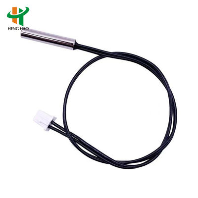 Steel Head NTC Thermistor Temperature Sensor with B25/85 2 Wire and 3 Wire Options for Car Refrigerator