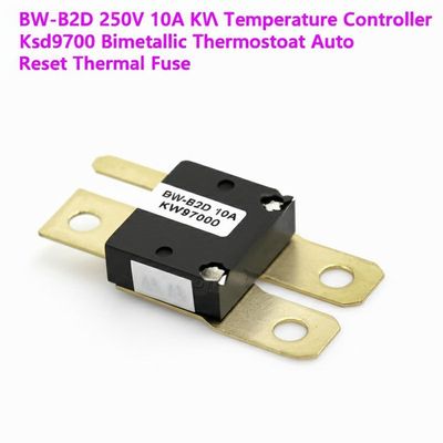 BW-B2D 250V 10A KW9700 তাপমাত্রা নিয়ন্ত্রক Ksd9700 বিমেটালিক থার্মোস্ট্যাট অটো রিসেট তাপ ফিউজ