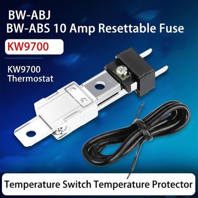 BW-ABJ BW-ABS 10 Amp রিসেটযোগ্য ফিউজ KW9700 থার্মোস্ট্যাট তাপমাত্রা সুইচ তাপমাত্রা সুরক্ষা